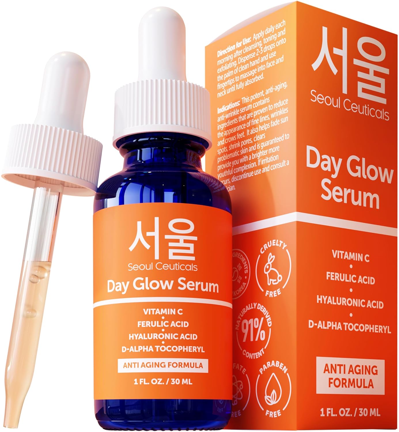 SeoulCeuticals 20% Vitamin C Hyaluronic Acid Serum